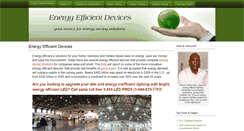Desktop Screenshot of energyefficientdevices.org