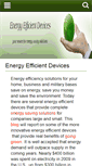 Mobile Screenshot of energyefficientdevices.org